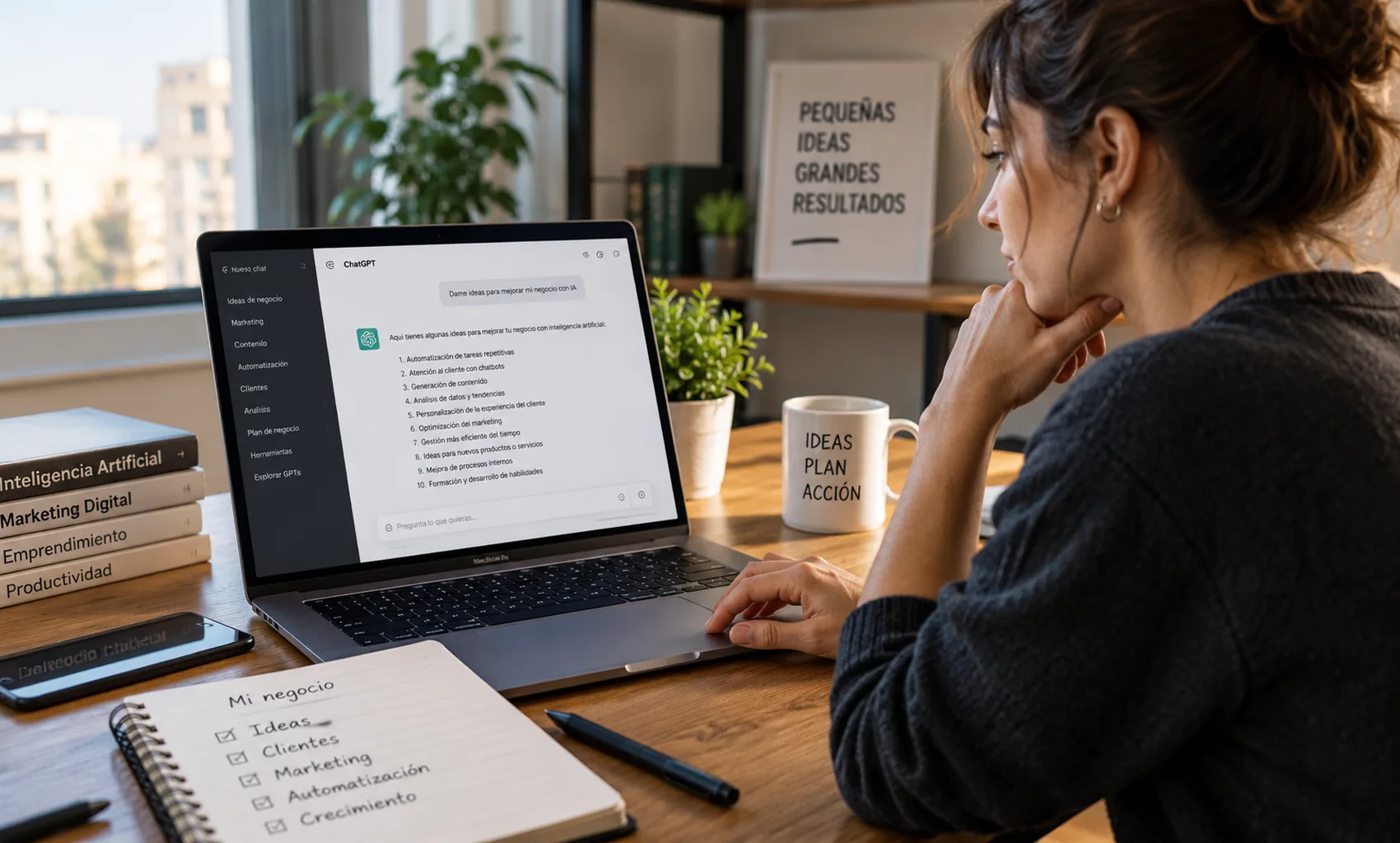 Inteligencia artificial para emprendedores: 10 formas de utilizar la IA en un pequeño negocio